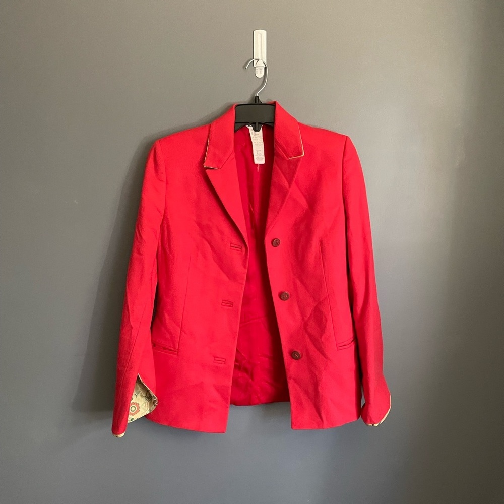 Vintage Gianni Versace Couture Wool Blend Blazer Size 38 IT